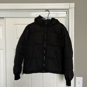 Aeropostale black puffer jacket medium